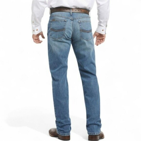 Ariat Mens M5 Slim Straight Leg Jeans Mens 40 Blue - Picture 2 of 14